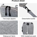Small Crossbody Bag for Men, Mini Messenger Bag Shoulder Bag for Phone Passport - Image 6